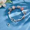 2Pcs 2 Styles 925 Sterling Silver Spring Gate Rings STER-PH0004-93-4
