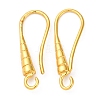 Brass Earring Hooks KK-D378-03G-1