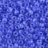 6/0 Transparent Inside Colours Glass Seed Beads SEED-N008-08E-3