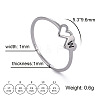 304 Stainless Steel Finger Rings for Women Men FS-WGB974C-69-1