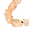 Raw Rough Natural Quartz Crystal Beads Strands G-Z131-J01-08-4