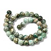 Natural Green Line Jasper  Beads Strands X-G-L639-A01-10mm-3