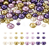 Cheriswelry 12 Strands 12 Styles Baking Painted Pearlized Glass Pearl Round Bead Strands HY-CW0001-03B-20