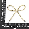 Alloy & Glass Bowknot Chandelier Component Links PALLOY-D360-01A-3