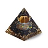 Orgonite Pyramid Resin Energy Generators DJEW-D013-01A-2