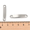 Non-Tarnish 201 Stainless Steel Connector Charms STAS-K265-02A-P-3