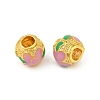 Brass Enamel Beads KK-Q081-06MG-2