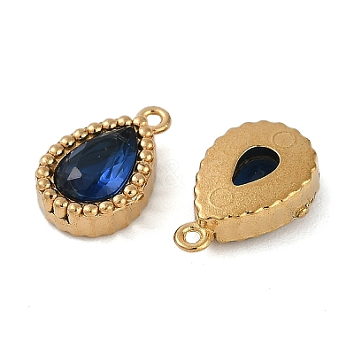 Ion Plating(IP) 304 Stainless Steel Micro Pave Cubic Zirconia Charms STAS-K256-20G-05-1