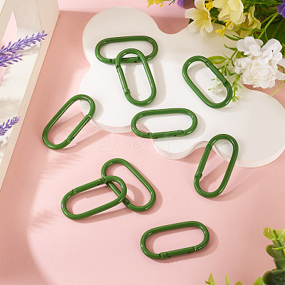 10Pcs Alloy Spring Gate Rings FIND-TA0009-25B-1