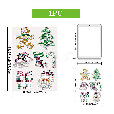 Glass Hotfix Rhinestone DIY-WH0303-396-1