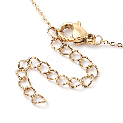 304 Stainless Steel Pendant Necklaces NJEW-TA00139-1