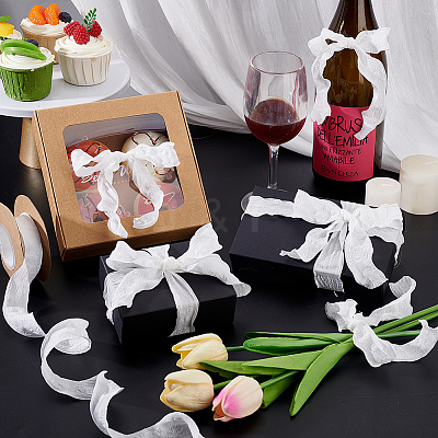 Polyester Tartan Ribbons SRIB-WH0011-348C-1