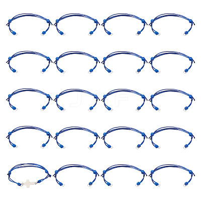 20Pcs Adjustable Korean Waxed Polyester Cord Bracelet Making BJEW-TAC0051-02-1