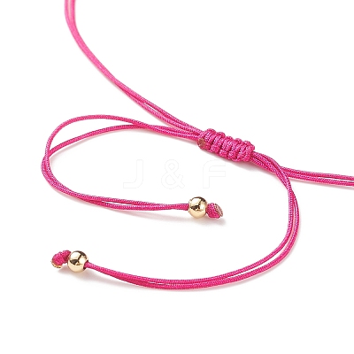 Glass Seed Link Bracelet BJEW-JB08894-05-1