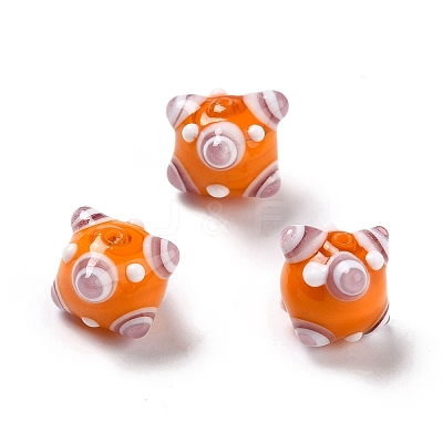 Handmade Lampwork Beads LAMP-F022-02B-1