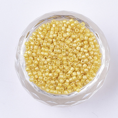 Pearlized Cylinder Seed Beads SEED-Q036-02A-E11-1