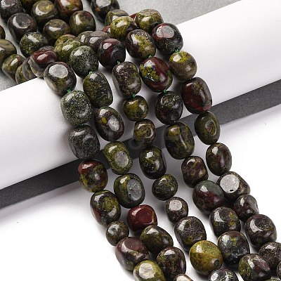 Natural Dragon Blood Beads Strands G-G146-A28-01-1