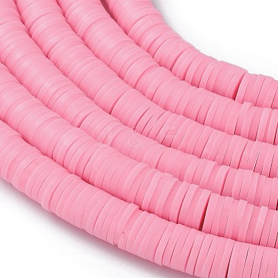 Handmade Polymer Clay Beads X-CLAY-R067-3.0mm-28-1