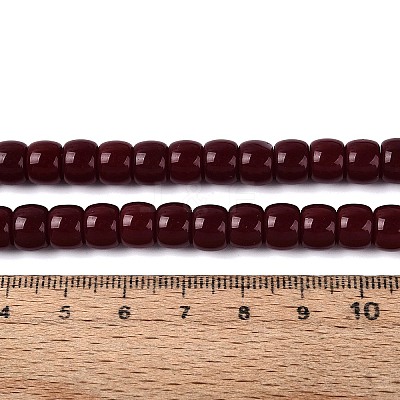 Opaque Glass Beads Strands GLAA-NH0002-B13-1
