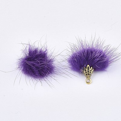 Faux Mink Fur Tassel Pendant Decorations X-FIND-S300-37K-1