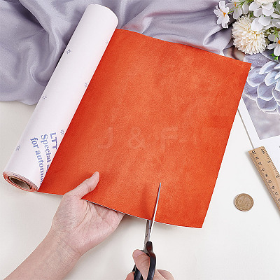 Self-adhesive Suede Fabric DIY-WH0899-52C-1