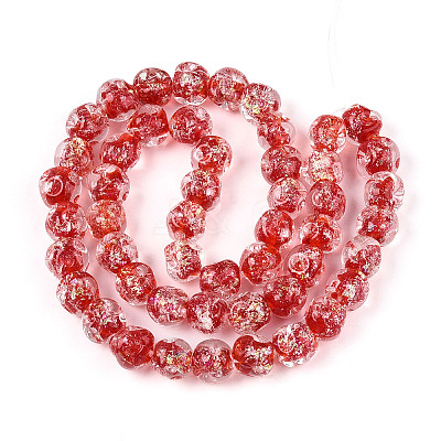 Handmade Foil Lampwork Beads FOIL-T007-01C-1