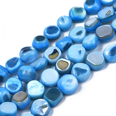 Natural Trochid Shell/Trochus Shell Beads Strands SHEL-S258-083-B04-1