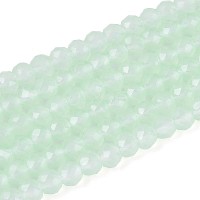 Imitation Jade Glass Beads Strands GLAA-T028-3mm-11G-1