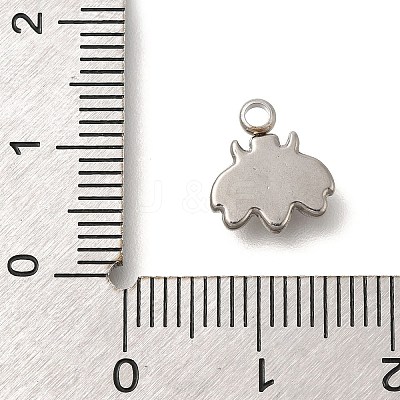 Anti-Tarnish 304 Stainless Steel Charms STAS-M075-13P-1