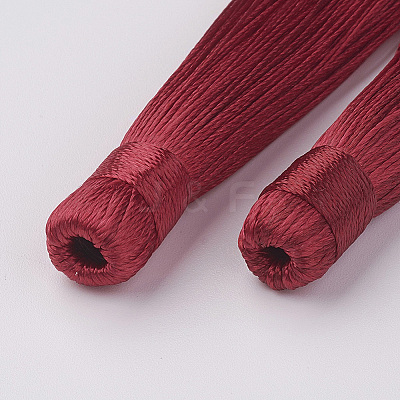 Nylon Tassels Big Pendant Decorations HJEW-G010-B02-1