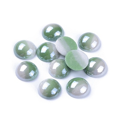 Opaque Glass Cabochons GGLA-S038-12M-10mm-1