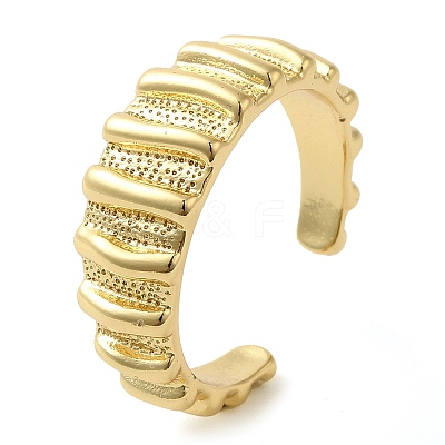 Brass Open Cuff Ring for Women LS-RJEW-Z070-05G-01-1