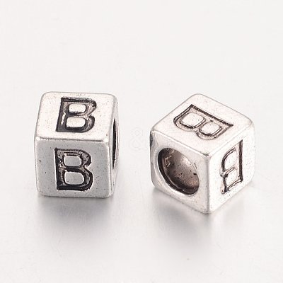 Tibetan Style Alloy European Beads MPDL-R037-B-NR-1