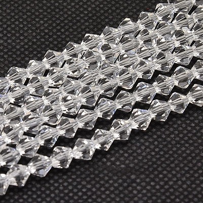 Imitate Austrian Crystal Bicone Glass Beads Strands GLAA-F029-3x3mm-13-1
