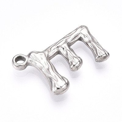 304 Stainless Steel Pendants STAS-N117-01P-E-1