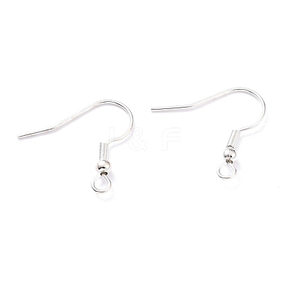 304 Stainless Steel Earring Hooks STAS-T031-17S-1