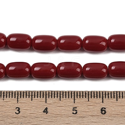 Opaque Glass Beads Strands X-GLAA-Z015-02G-1