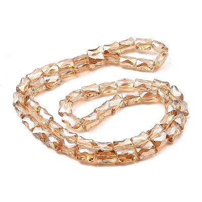 AB Color Plated Transparent Glass Beads Strands EGLA-P051-06A-A06-1
