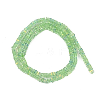 Electroplate Glass Beads Strands GLAA-B023-01A-10-1