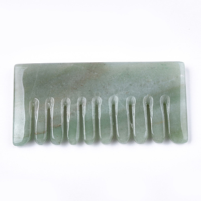 Natural Green Aventurine Massage Comb G-T113-10A-1
