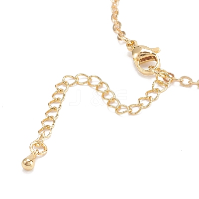 Brass Cable Chain Bracelet Makings X-AJEW-JB00931-1