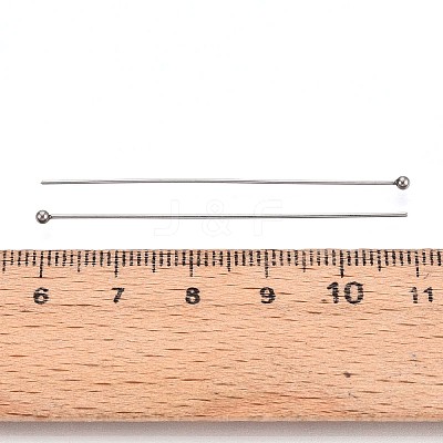 304 Stainless Steel Head Pins STAS-T065-50mm-20P-1
