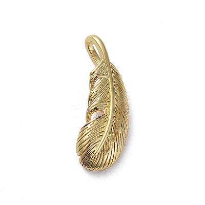 Brass Pendants ZIRC-G160-35G-1