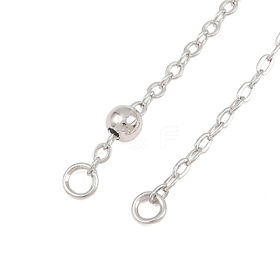 Brass Box Chain Bracelet Making KK-CBADBBF-03P-1