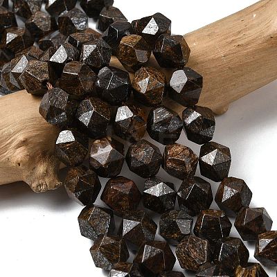 Natural Bronzite Beads Strands G-Z119-A30-03-1
