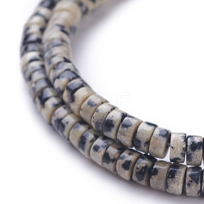 Natural Dalmatian Jasper Beads Strands G-H230-06-1