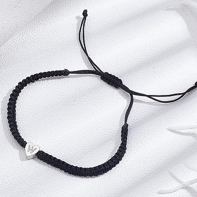 1Pc Adjustable Nylon Cord Braided Bracelets for Women Men BJEW-LP0001-34W-P-1