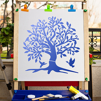 PET Plastic Drawing Painting Stencils Templates DIY-WH0244-209-1