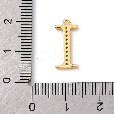 Rack Plating Brass Micro Pave Cubic Zirconia Pendant KK-H449-76G-03-1