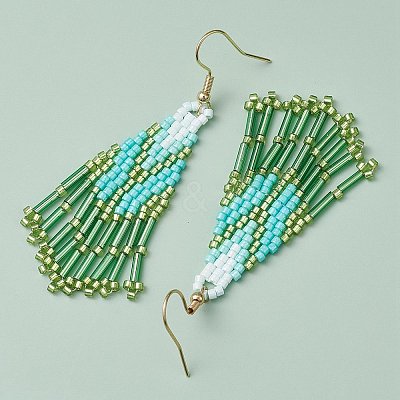 3Pair 304 Stainless Steel Boho Dangle Earrings EJEW-MZ00264-03-1
